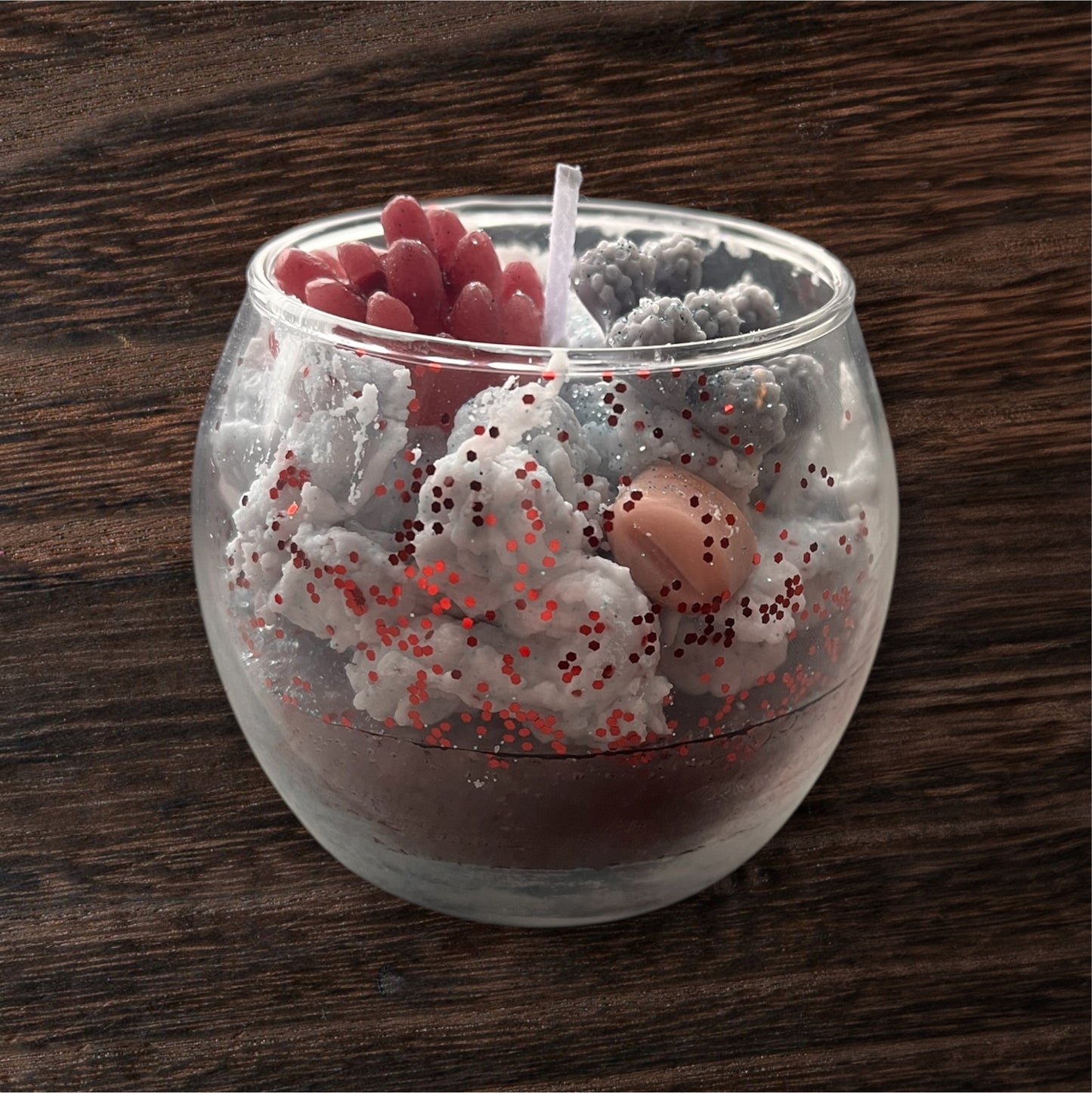 Moyenne Bougie gourmande saveur fruits rouges