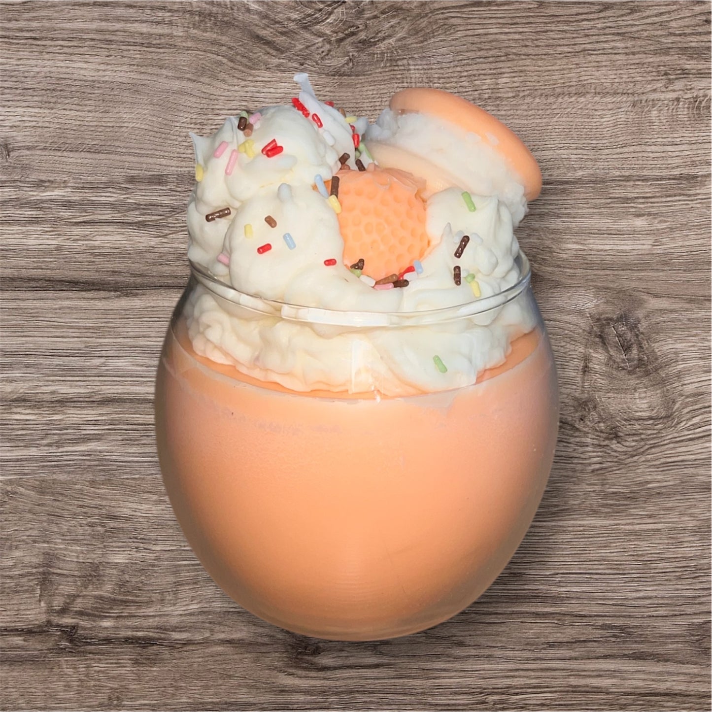 Moyenne bougie gourmande saveur orange