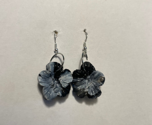 Boucles d’oreilles marbré